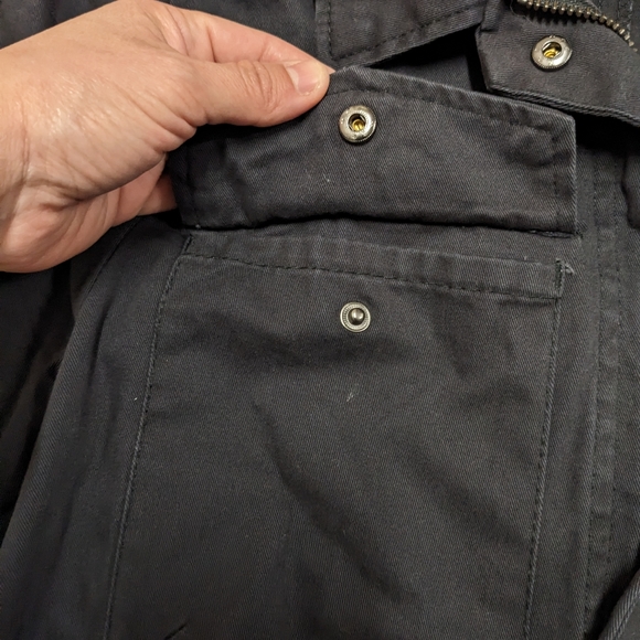 a.n.a Dark Navy Blue Utility Jacket With Pockets - Picture 13 of 16